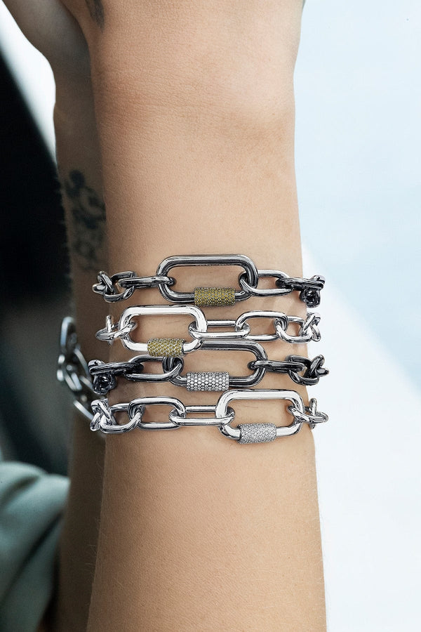 APM Monaco Chain Bracelet in Silver