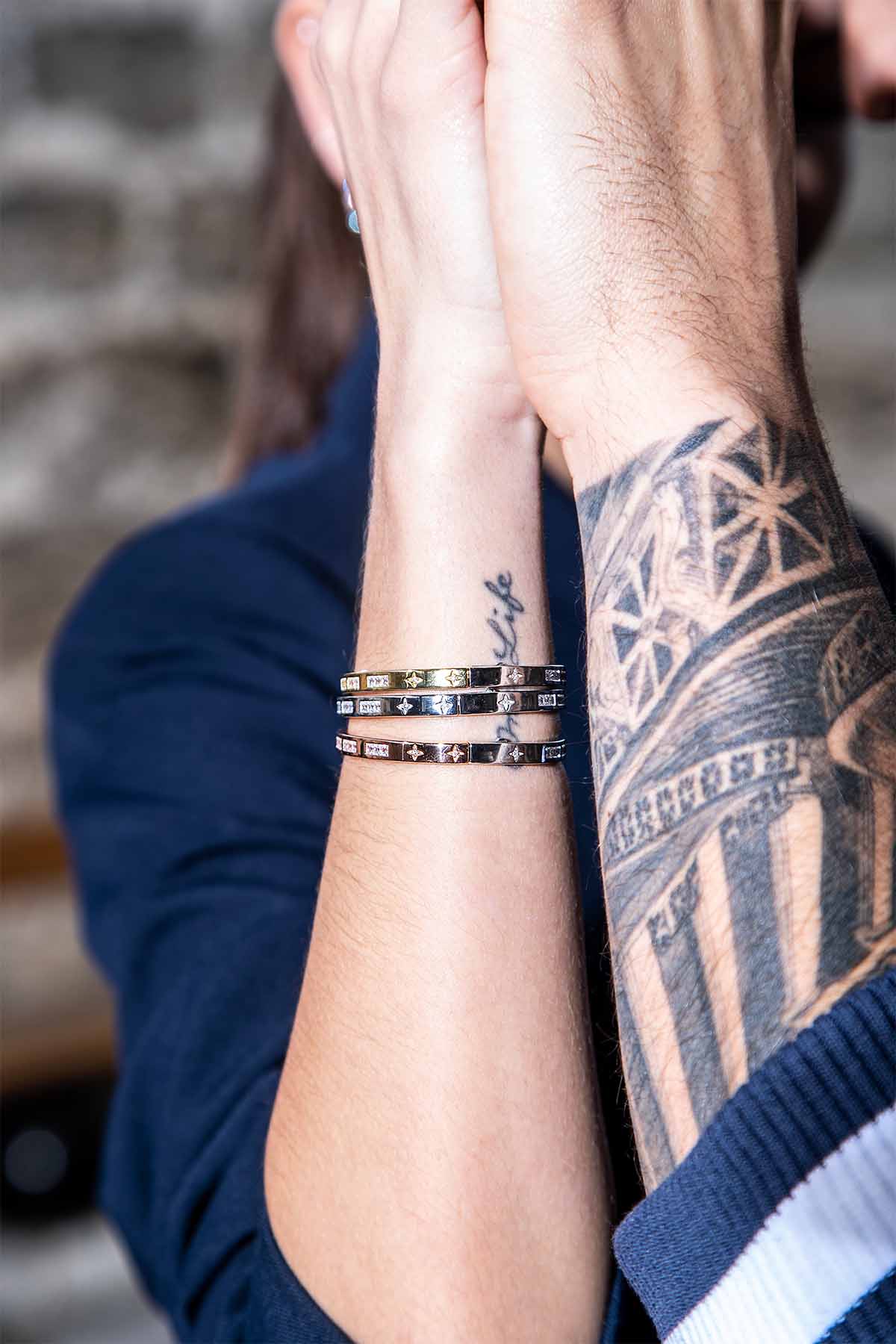 Toi Moi Morse Code Bangle APM Monaco S