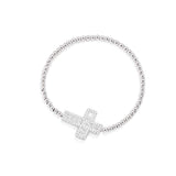 Cross Bracelet with beads