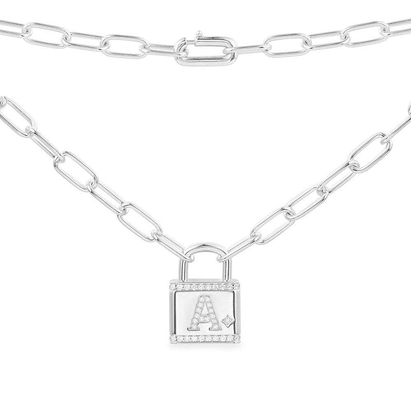 Alphabet Lock Necklace – APM Monaco