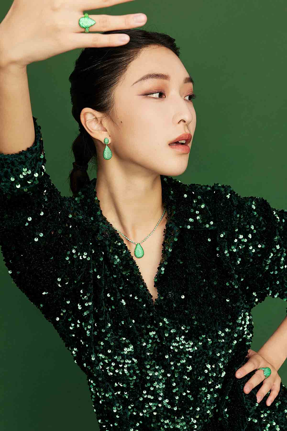 Green Drop Choker APM Monaco