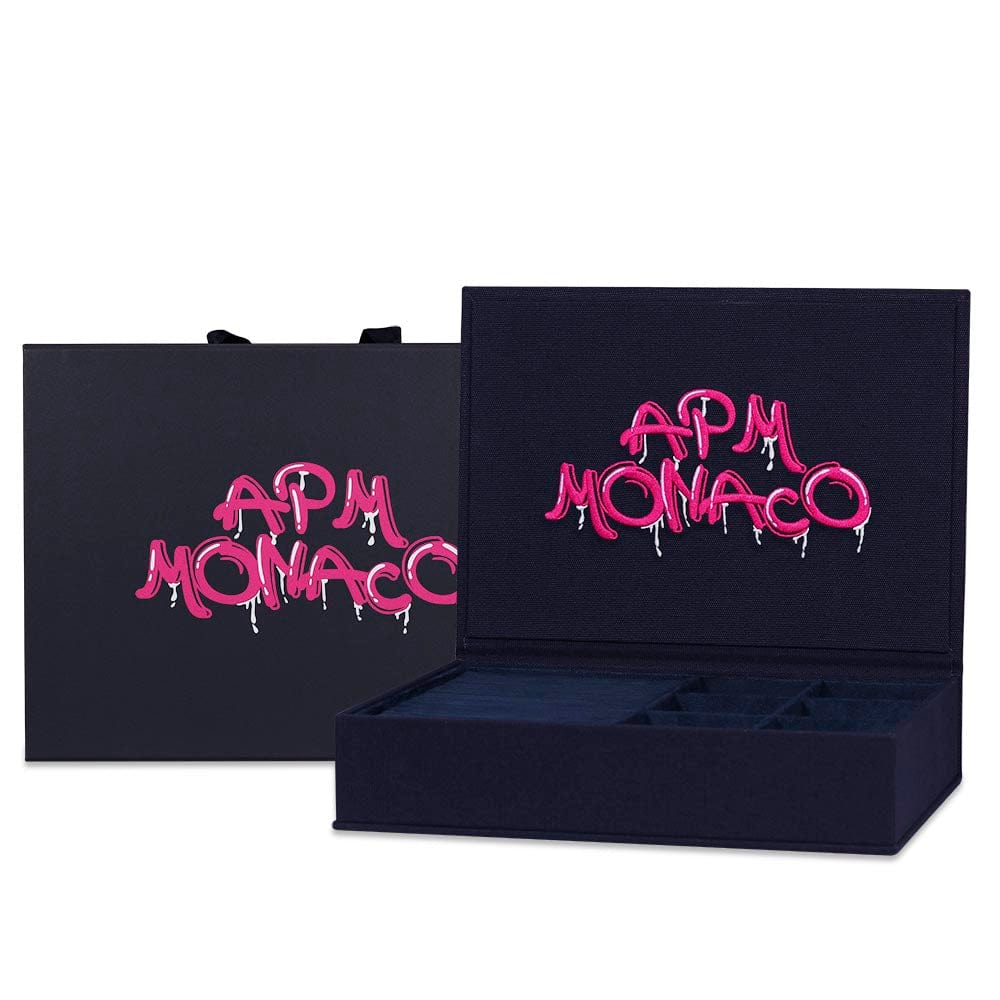 Large Pink APM Monaco Graffiti Jewelry Box - APM Monaco