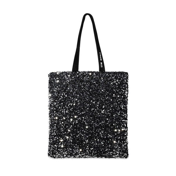 Silver Sequins Tote Bag APM Monaco