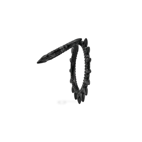 Single Spike Double-Hoop Ear Cuff