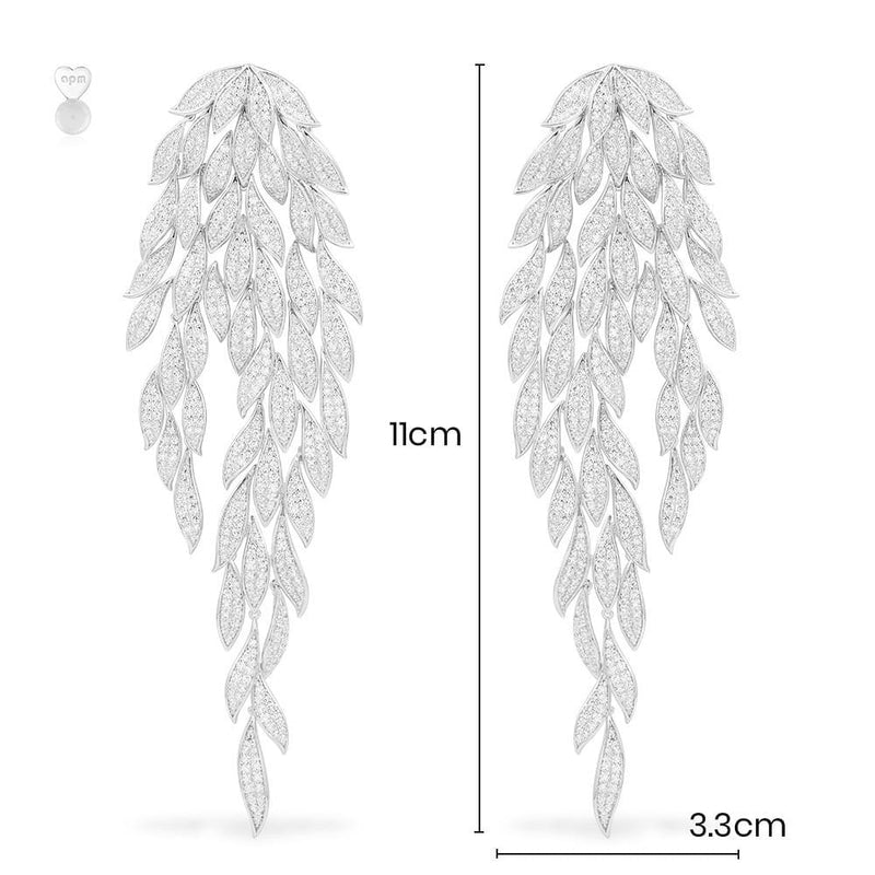 Leaf Cascade Earrings
