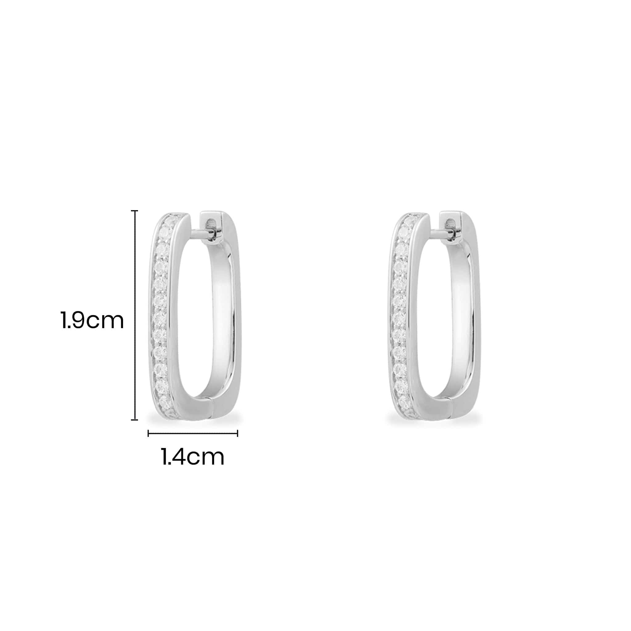 Small Rectangle Earrings - APM Monaco