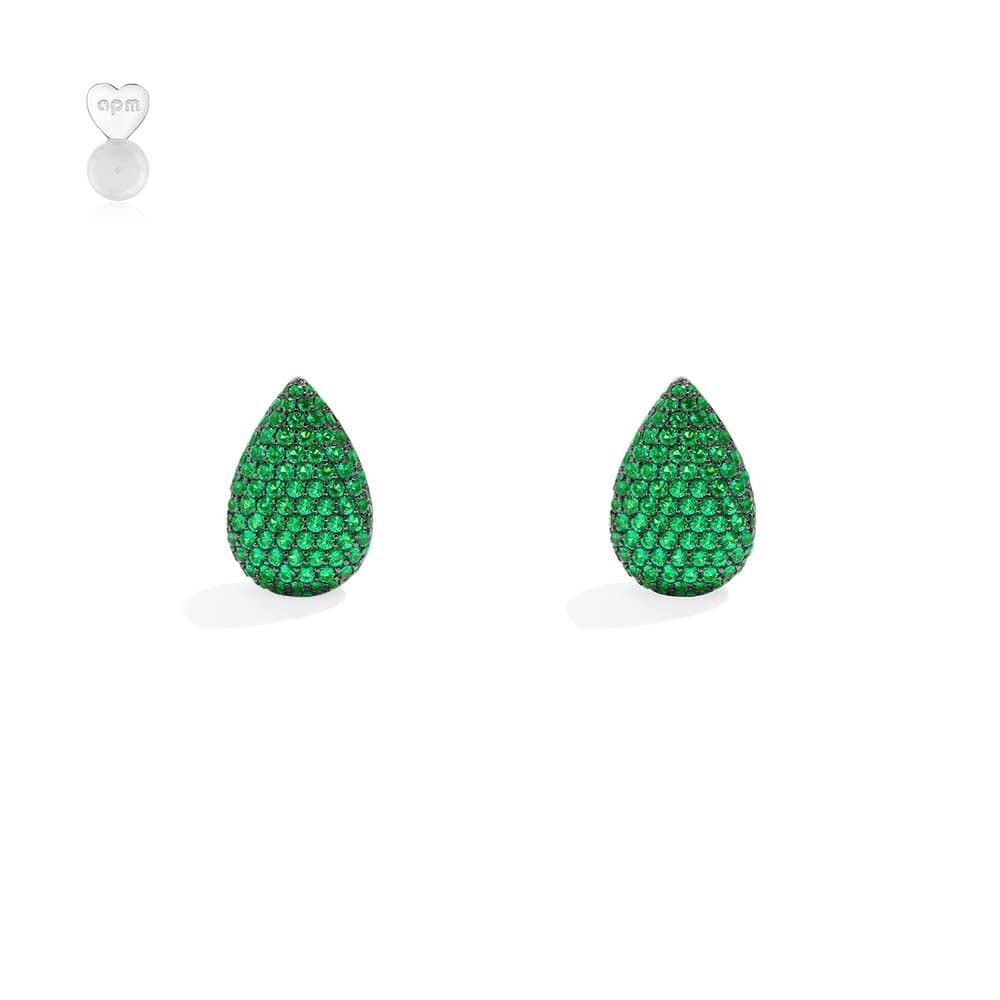 Green Drop Earrings - APM Monaco