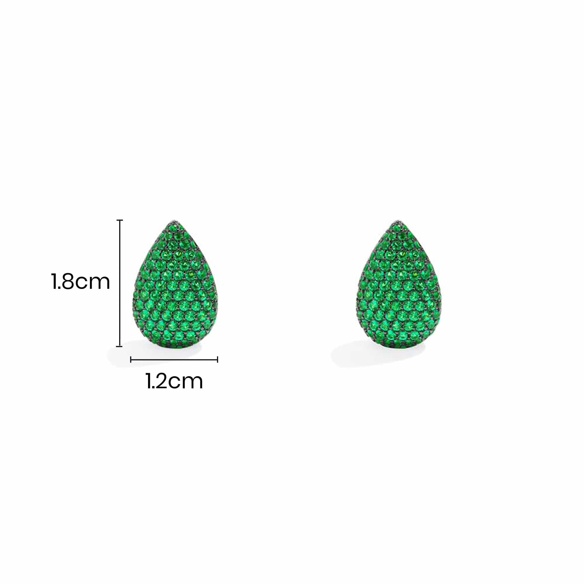 Green Drop Earrings - APM Monaco