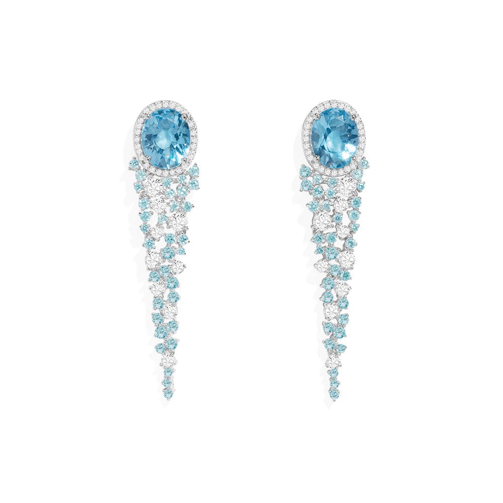 Lagoon Blue Drop Earrings - APM Monaco