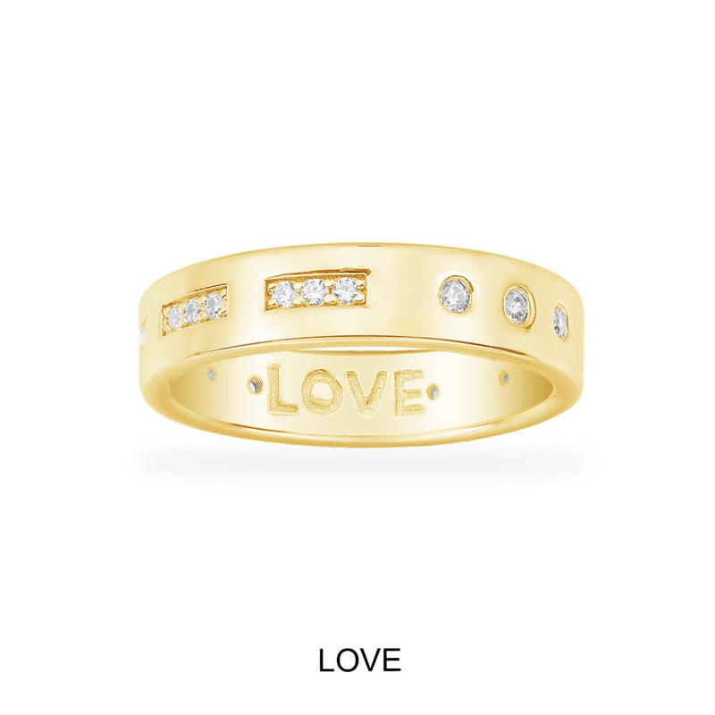 LOVE摩斯密码戒指