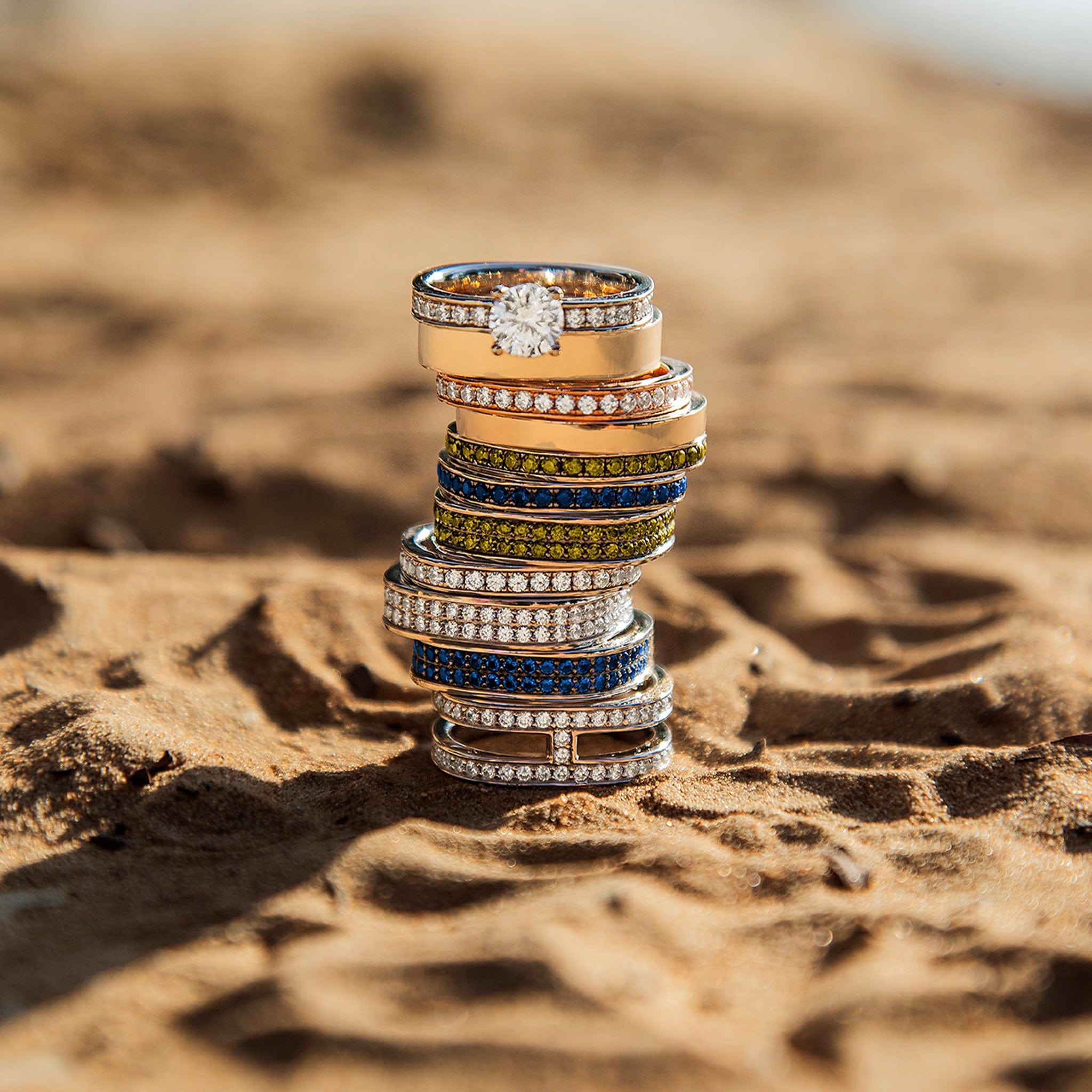 Band Ring - Yellow Silver | APM Monaco
