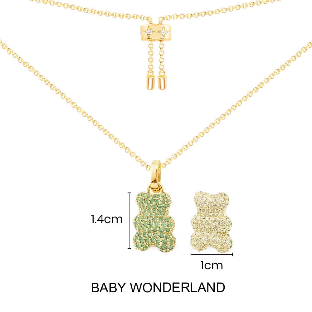 Baby Wonderland Yummy Bear (CLIPPABLE) Adjustable Necklace - APM Monaco