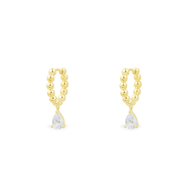 Huggie Earrings With Drop APM Monaco