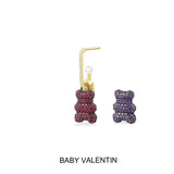 Single Baby Valentin Yummy Bear (CLIPPABLE) Earring