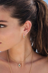 APM Monaco Small Rectangle Earrings