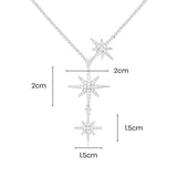 Triple Météorites Adjustable Necklace